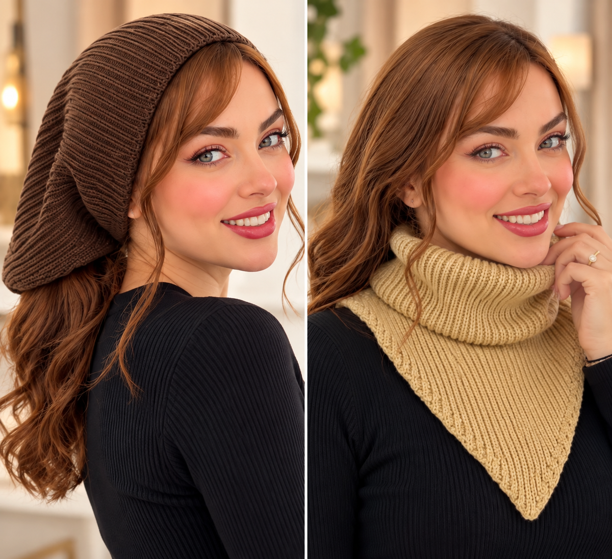 Écharpe Capuche Femme