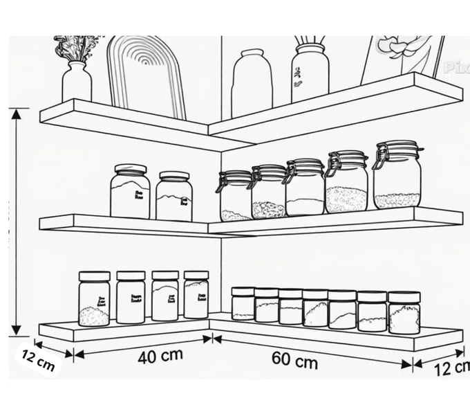 منظّم المطبخ من 4 رفوف