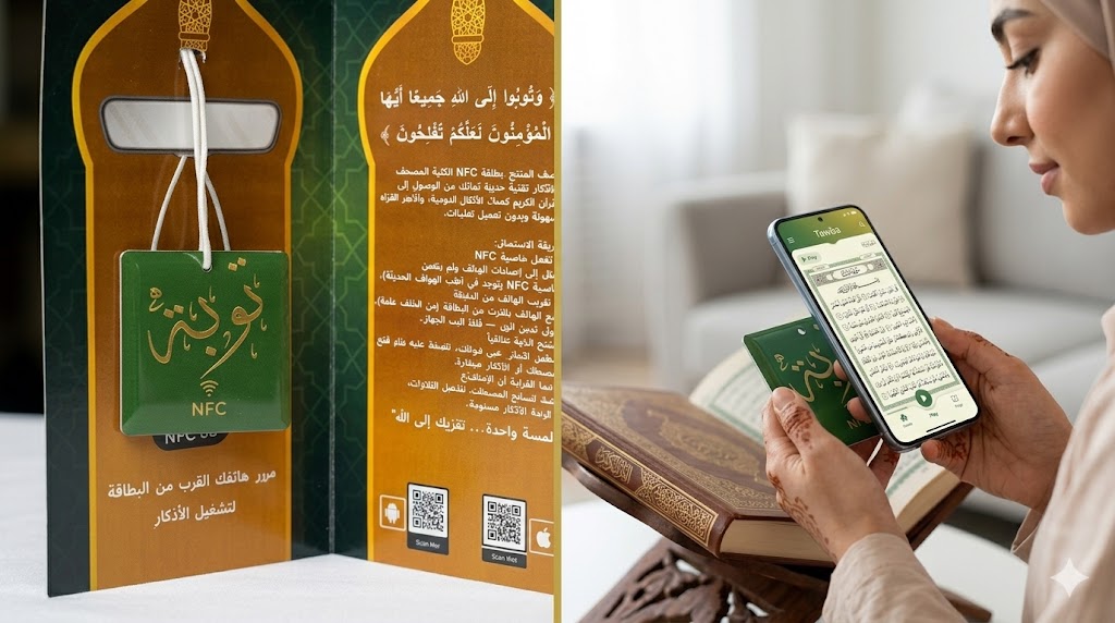 توبة استماع القران الكريم بجميع قراء العالم بثلاثة لغات مع التفسير+ أذكار الصباح + اذكار المساء